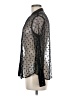 J.Crew 100% Polyamide Polka Dots Black Long Sleeve Blouse Size 6 - photo 5
