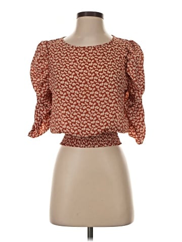Paper Crane 3/4 Sleeve Blouse (view 1)