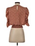 Paper Crane 100% Polyester Brown 3/4 Sleeve Blouse Size S - photo 2