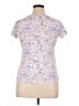 Athletic Works Floral Pink Short Sleeve Turtleneck Size XL - photo 2