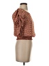 Paper Crane 100% Polyester Brown 3/4 Sleeve Blouse Size S - photo 4