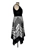 Melrose 100% Polyester Graphic Black Cocktail Dress Size 12 - photo 4