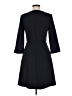 Oui Solid Black Casual Dress Size 6 - photo 2