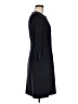 Oui Solid Black Casual Dress Size 6 - photo 4