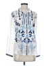 Johnny Was 100% Polyester Ivory Long Sleeve Blouse Size S - photo 1