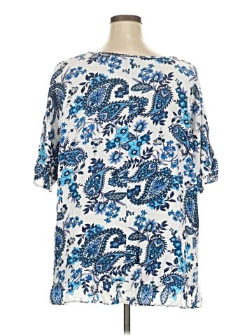 Evans Short Sleeve Blouse (view 2)