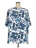 Evans 100% Viscose Blue Short Sleeve Blouse Size 22 - photo 2