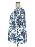 Evans 100% Viscose Blue Short Sleeve Blouse Size 22 - photo 5