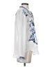 Johnny Was 100% Polyester Ivory Long Sleeve Blouse Size S - photo 4