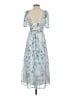 Adelyn Rae 100% Polyester Blue Casual Dress Size S - photo 2