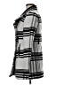 Sebby Stripes Gray White Coat Size M - photo 5