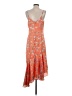 White House Black Market Floral Orange Casual Dress Size 4 - photo 2