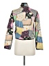 By Anthropologie 100% Baumwolle Print Ivory Jacket Size XXS - photo 2
