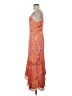 White House Black Market Floral Orange Casual Dress Size 4 - photo 5