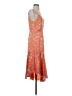 White House Black Market Floral Orange Casual Dress Size 4 - photo 4