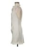 Ten 100% Polyester Solid Ivory Cocktail Dress Size 6 - photo 5