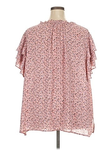 Liz Claiborne Short Sleeve Blouse (view 2)