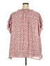 Liz Claiborne 100% Polyester Pink Short Sleeve Blouse Size 4X - photo 2