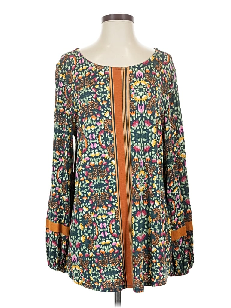 Pre-owned Matilda Jane Long Sleeve Blouse In Orange