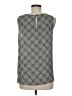 Pleione 100% Polyester Silver Sleeveless T-Shirt Size M - photo 2
