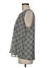 Pleione 100% Polyester Silver Sleeveless T-Shirt Size M - photo 5