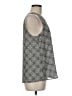 Pleione 100% Polyester Silver Sleeveless T-Shirt Size M - photo 4