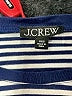 J.Crew Stripes Blue Short Sleeve Turtleneck Size XXS - photo 7