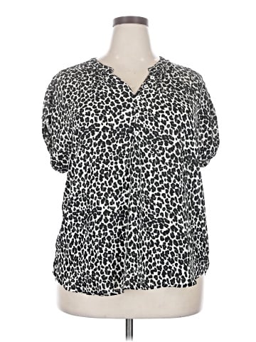 Maurices Short Sleeve Blouse (view 1)