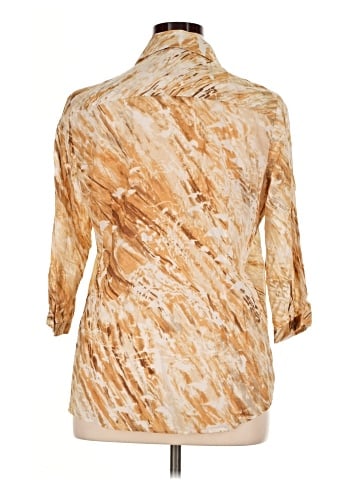 Coldwater Creek 3/4 Sleeve Button-Down Shirt (view 2)