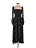 o.p.t 100% Polyester Black Green Casual Dress Size M - photo 1