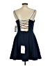 City Studio Chevron-herringbone Blue Cocktail Dress Size 13 - photo 2