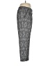 AGB Print Gray Casual Pants Size M - photo 4