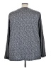 Suzanne Betro Gray Long Sleeve Top Size 4X - photo 2