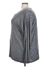 Suzanne Betro Gray Long Sleeve Top Size 4X - photo 5