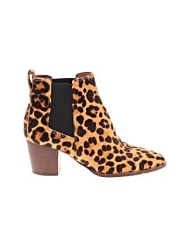 Madewell The Regan Boot in Leopard Calf Hair (view 1)