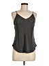 ATM 100% Silk Gray Sleeveless Silk Top Size M - photo 1