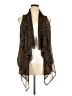 LYS 100% Polyester Brown Kimono Size 2X - photo 1
