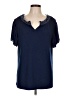 St. John's Bay Blue Short Sleeve T-Shirt Size L - photo 1