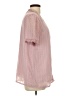 Unbranded 100% Polyester Pink Short Sleeve Blouse Size L - photo 4
