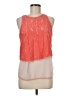 French Connection Orange Sleeveless Blouse Size 8 - photo 1