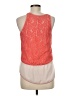 French Connection Orange Sleeveless Blouse Size 8 - photo 2