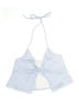 Shein Stripes Blue Swimsuit Top Size 6 - photo 1