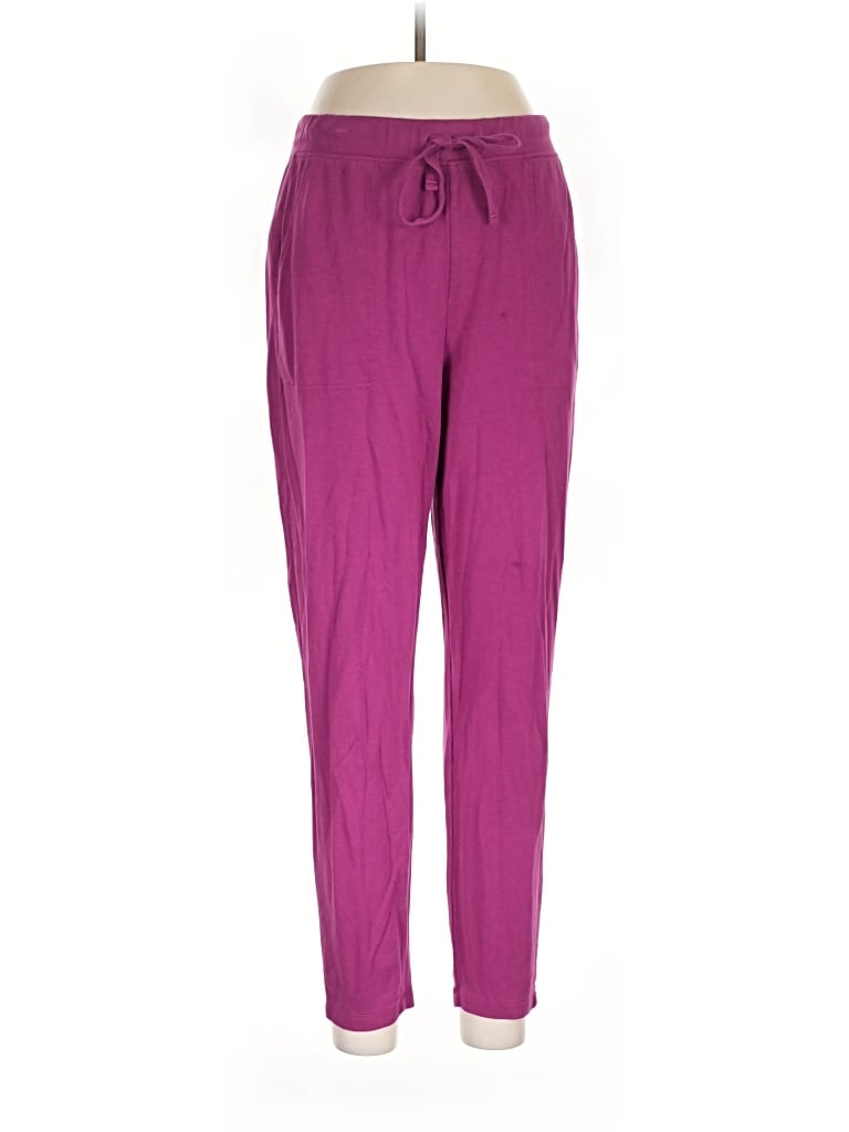 Pre-owned Lou & Grey Casual Pants In Purple