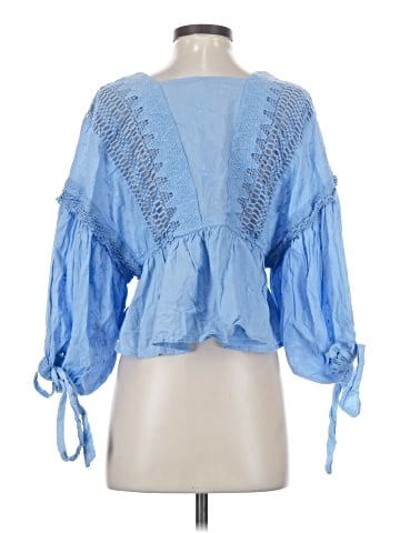 Free People 3/4 Sleeve Blouse (view 2)