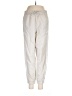Adidas 100% Polyester Solid Ivory Casual Pants Size M (estimated) - photo 1