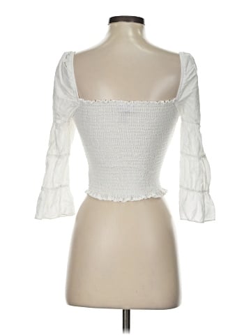 Aqua 3/4 Sleeve Top (view 2)