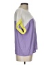 Cherish Color Block Purple Short Sleeve Blouse Size L (estimated) - photo 4