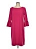Talbots Solid Pink Casual Dress Size 10 - photo 1