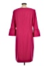 Talbots Solid Pink Casual Dress Size 10 - photo 2
