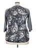 Lularoe Paisley Gray 3/4 Sleeve T-Shirt Size 2XL - photo 2